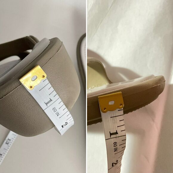 CROCS Sandals Women 11M Tan Open-toe Strappy Mules - Picture 8 of 12